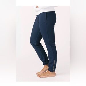 ZYIA Navy blue ankle zip Jogger Pants size small